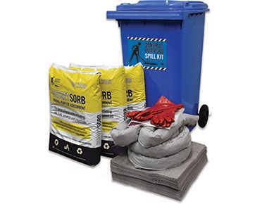 SPILL CONTROL GENERAL PURPOSE 240L WHEELIE BIN GLOBAL SPILL