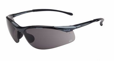 SAFETY GLASSES BOLLE CONTOUR SMOKE PLATNIUM COATINGS