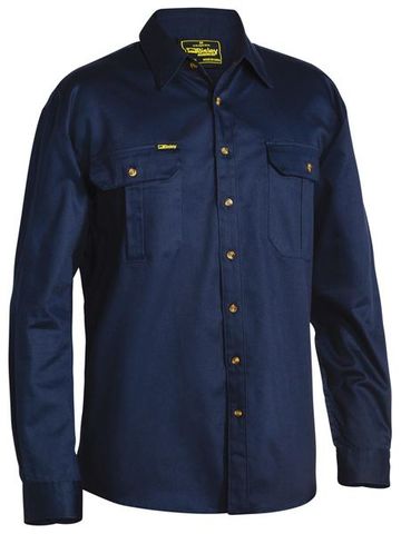 BISLEY BS6433 NAVY LONG SLEEVE SHIRT