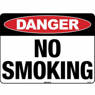 SIGN NO SMOKING 300x225 POLY