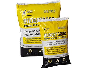 BUDGETSORB FLOORSWEEP 20L 100% ORGANIC AND BIODEGRADABLE