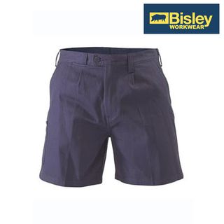 BISLEY COTTON DRILL SHORTS NAVY