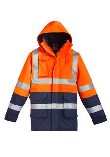 Syzmik Orange Flame Arc Rated Antistatic Waterproof Jacket