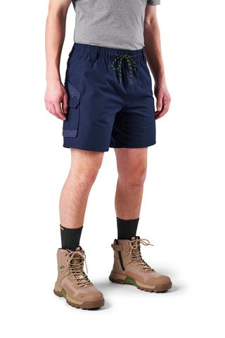 FXD WS7 ELASTIC WAIST UTILITY SHORT - NAVY