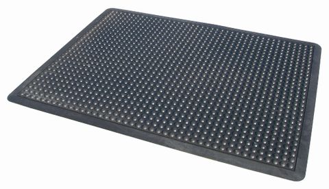 MAT SUPERCOMFORT BUBBLE ANTI-FATIGUE MAT 900x1200mm BLACK