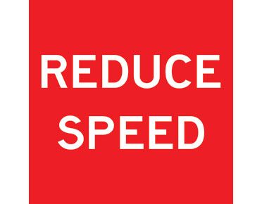 SIGN REDUCE SPEED CL1 REF. 600 X 600 CORFLUTE