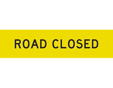 SIGN ROAD CLOSED CL1 REF.1200 X 300 CORFLUTE