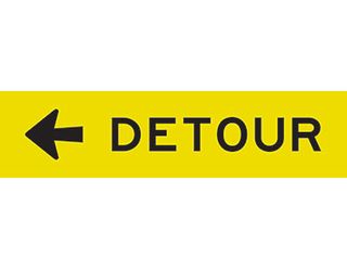 SIGN DETOUR <-- 1200x300 CL1 C/FLUTE