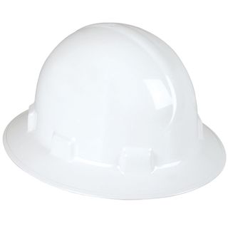 SAFETY HAT FULL BRIM ABS WHITE