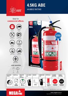 EXTINGUISHER 4.5kg ABE