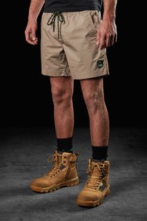 FXD WS4 ELASTIC WAIST SHORTS KHAKI