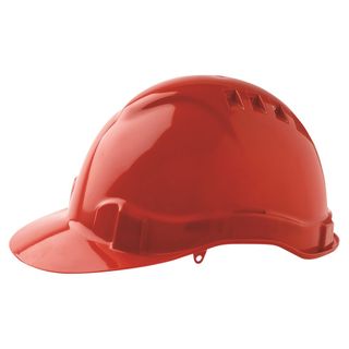 HARD HAT VENTED V6 RED