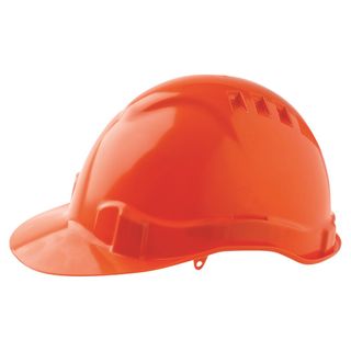 HARD HAT VENTED V6 ORANGE