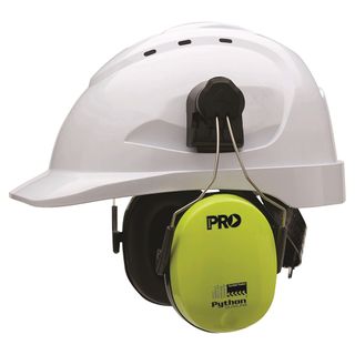 EARMUFF PYTHON SLIMLINE HARD HAT ATTACHED CLASS 5 - 31db