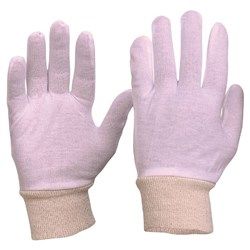 GLOVE INTERLOCK LARGE KNIT WRIST