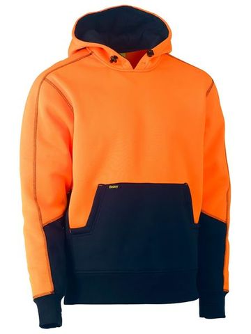 BISLEY HOODIE PULLOVER ORANGE/NAVY