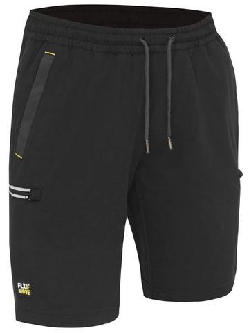 Bisley BSHC1333 Stretch Cargo Shorts - Black