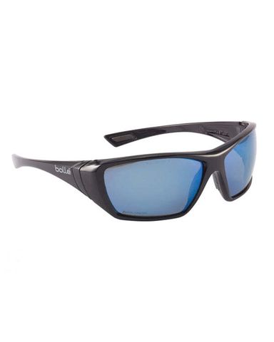 SAFETY GLASSES BOLLE HUSTLER BLUE MIRROR POLARISED