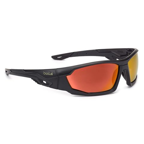 SAFETY GLASSES BOLLE MERCURO FIRE FLASH POLARISED