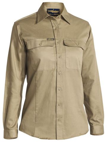 Bisley BL6339 Ladies Cotton Drill Shirt