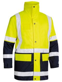 Bisley BJ6975 5 in 1 Jacket Yellow/Navy