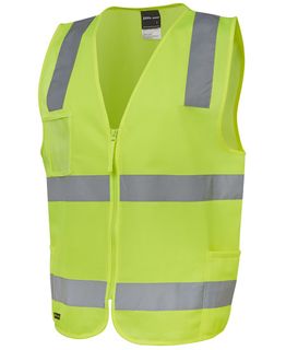 Vest Yellow Day/Night Zip Front