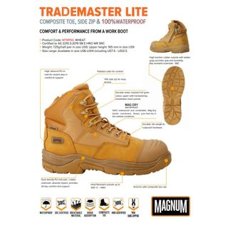 Magnum Trademaster Boots - Wheat