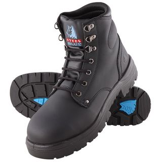 STEEL BLUE ARGYLE LACE UP BOOT