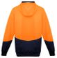 Syzmik Unisex Hi Vis Textured Jacquard Full Zip Hoodie