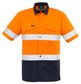 Syzmik Mens Rugged Cooling Taped Hi Vis Spliced Short Sleeve Shirt