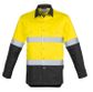 Syzmik Mens Hi Vis Spliced Industrial Shirt - Hoop Taped