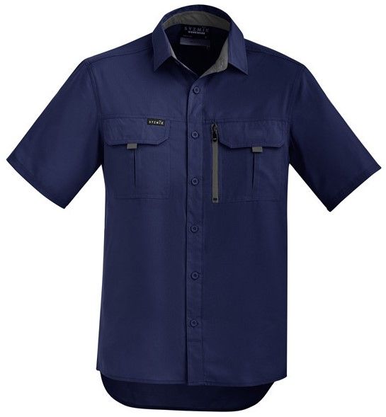 Syzmik Mens Outdoor Short Sleeve Shirt