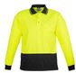Syzmik Unisex Hi Vis Basic Spliced Polo - Long Sleeve