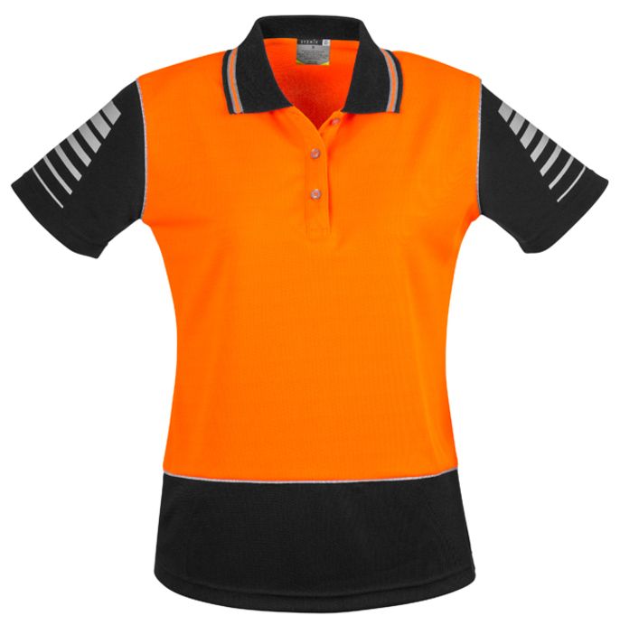 Syzmik Womens Hi Vis Zone Polo