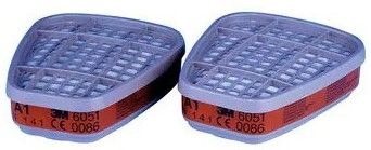 3M 6051 Organic Vapour Cartridge Filter for 6000 Series