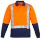 Syzmik Mens Hi Vis Spliced Polo - Long Sleeve Shoulder Taped