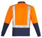 Syzmik Mens Hi Vis Spliced Polo - Long Sleeve Shoulder Taped