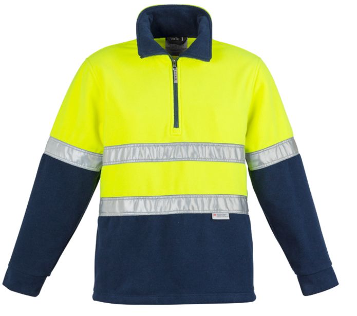 Syzmik Hi Vis Polar Fleece Jumper - Hoop Taped
