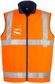 Syzmik Mens Hi Vis Lightweight Fleece Lined Vest