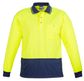 Syzmik Unisex Hi Vis Basic Spliced Polo - Long Sleeve
