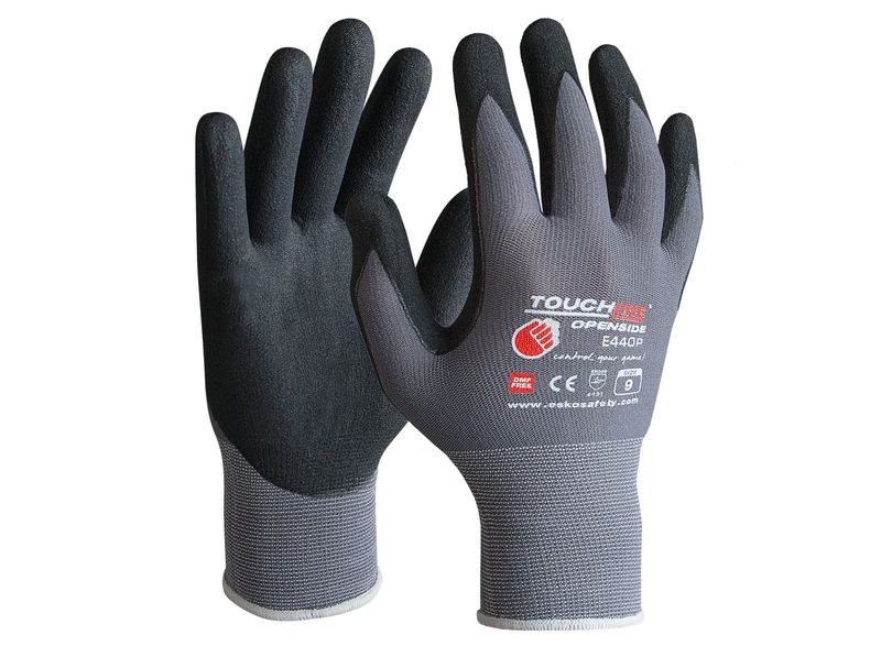 Esko Touchline Openside Nitrile 1/2 Dip Foam Coat On Spandex Gloves