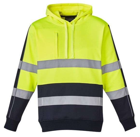 Syzmik Unisex Hi Vis Stretch Taped Hoodie