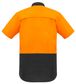 Syzmik Mens Rugged Cooling Hi Vis Spliced Short Sleeve Shirt