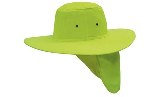 Headwear Canvas Sun Hat With Flap