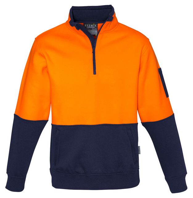 Syzmik Unisex Hi Vis Half Zip Pullover