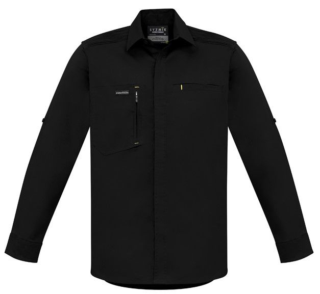 Syzmik Mens Streetworx Long Sleeve Stretch Shirt