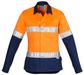 Syzmik Womens Hi Vis Spliced Industrial Shirt - Hoop Taped