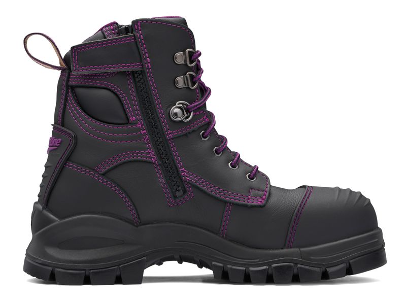 Blundstone 897 Womens Zip Side Lace Up Boot