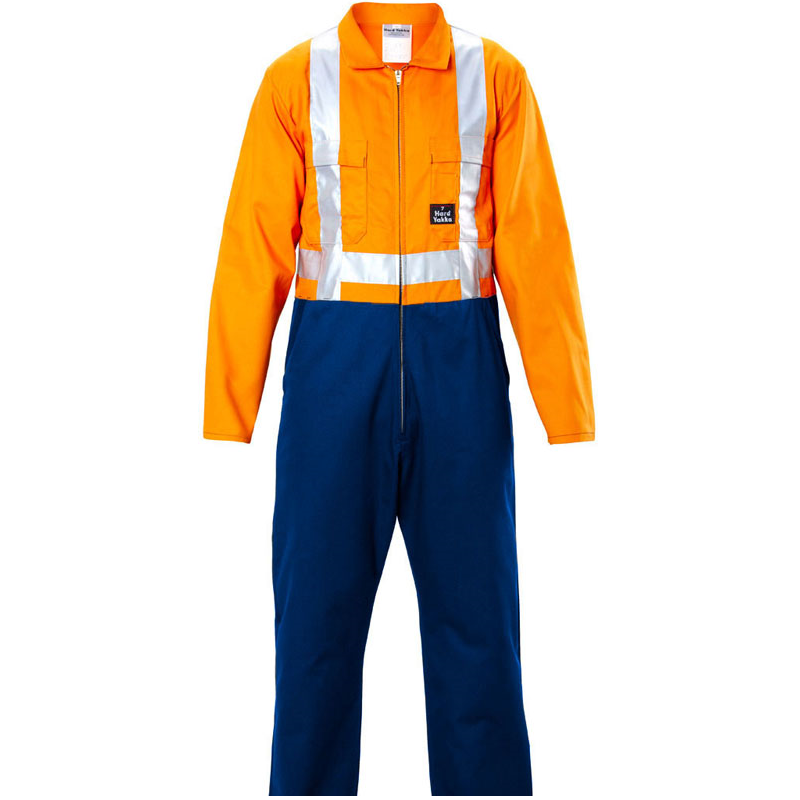 Yakka 1228 Day/Night Hi Vis Cotton Zip Overall