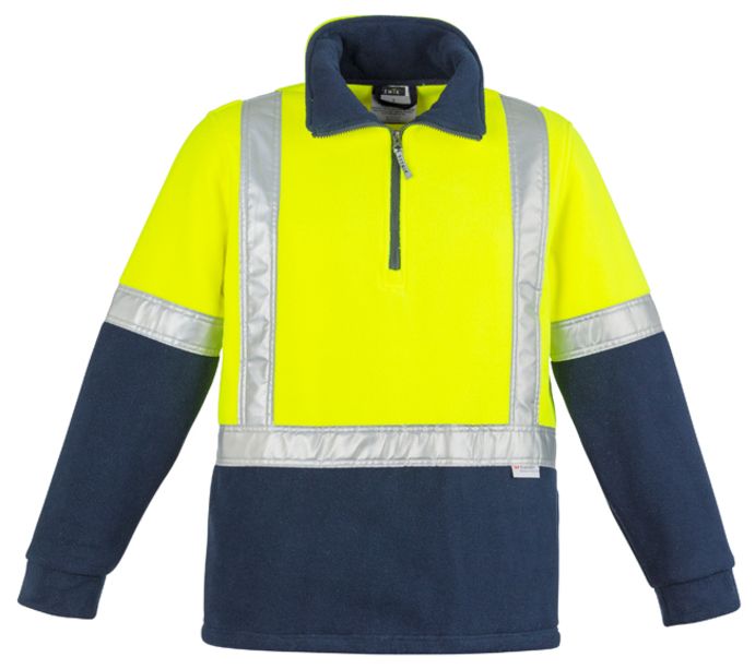 Syzmik Hi Vis Polar Fleece Jumper - Shoulder Taped